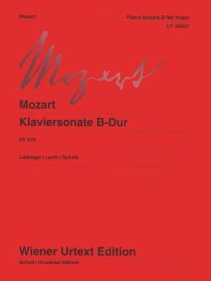 Wiener Urtext Edition - Piano Sonata In B Flat Major, KV570 - Mozart/Leisinger - Piano - Sheet Music