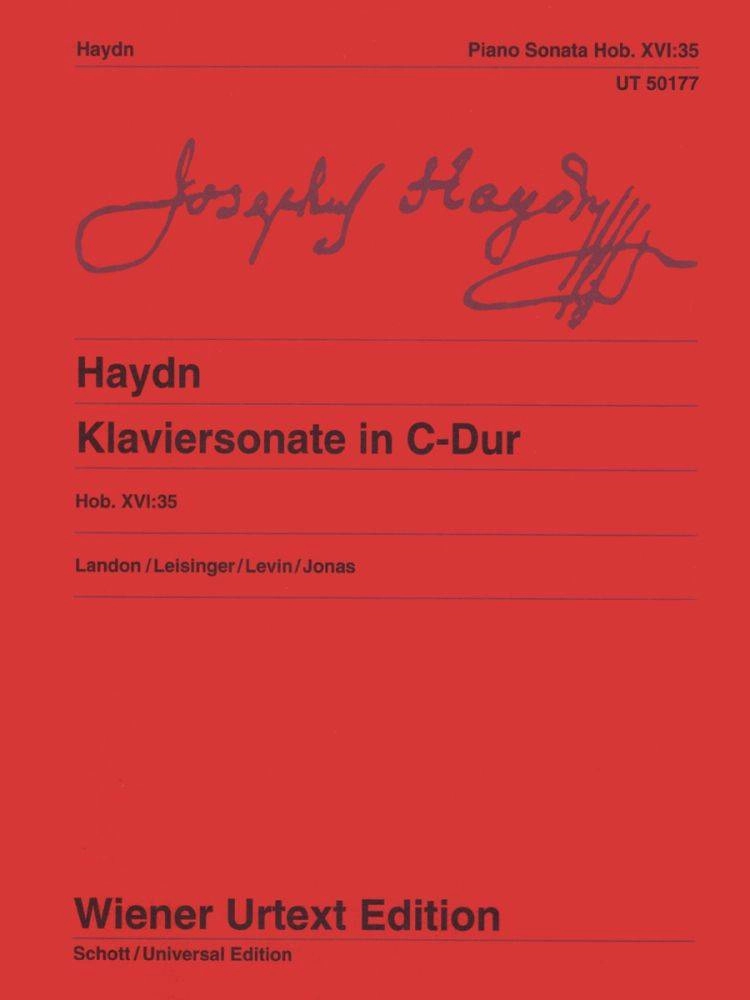 Sonata in C major, Hob. XVI:35 - Haydn/Landon/Leisinger - Piano - Sheet Music