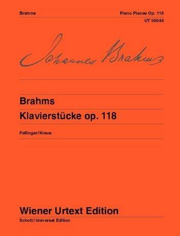 Piano Pieces Op. 118 - Brahms - Piano - Book