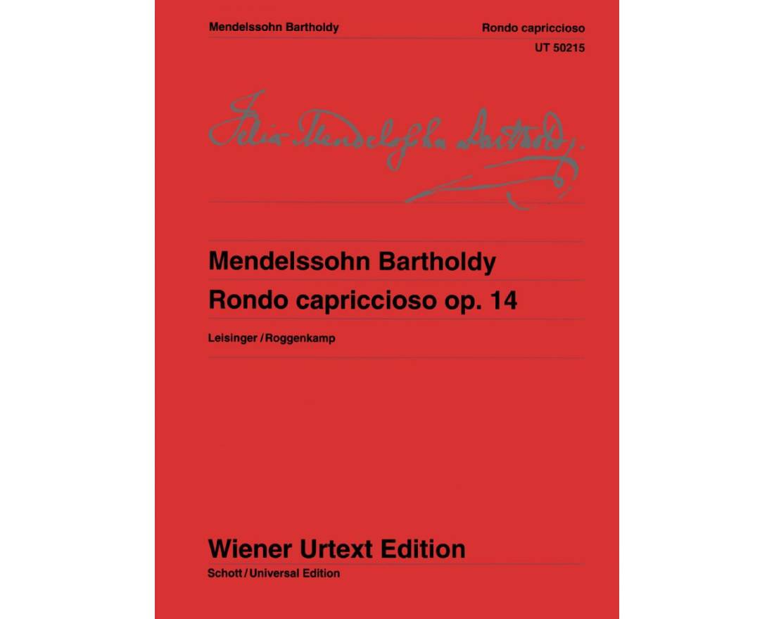 Rondo Capriccioso, Op.14 - Mendelssohn/Leisinger  - Piano - Book