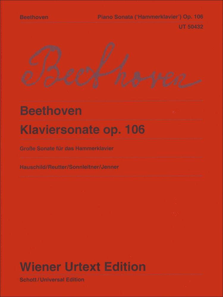 Piano Sonata (Hammerklavier), Op. 106 - Beethoven/Reutter - Piano - Sheet Music