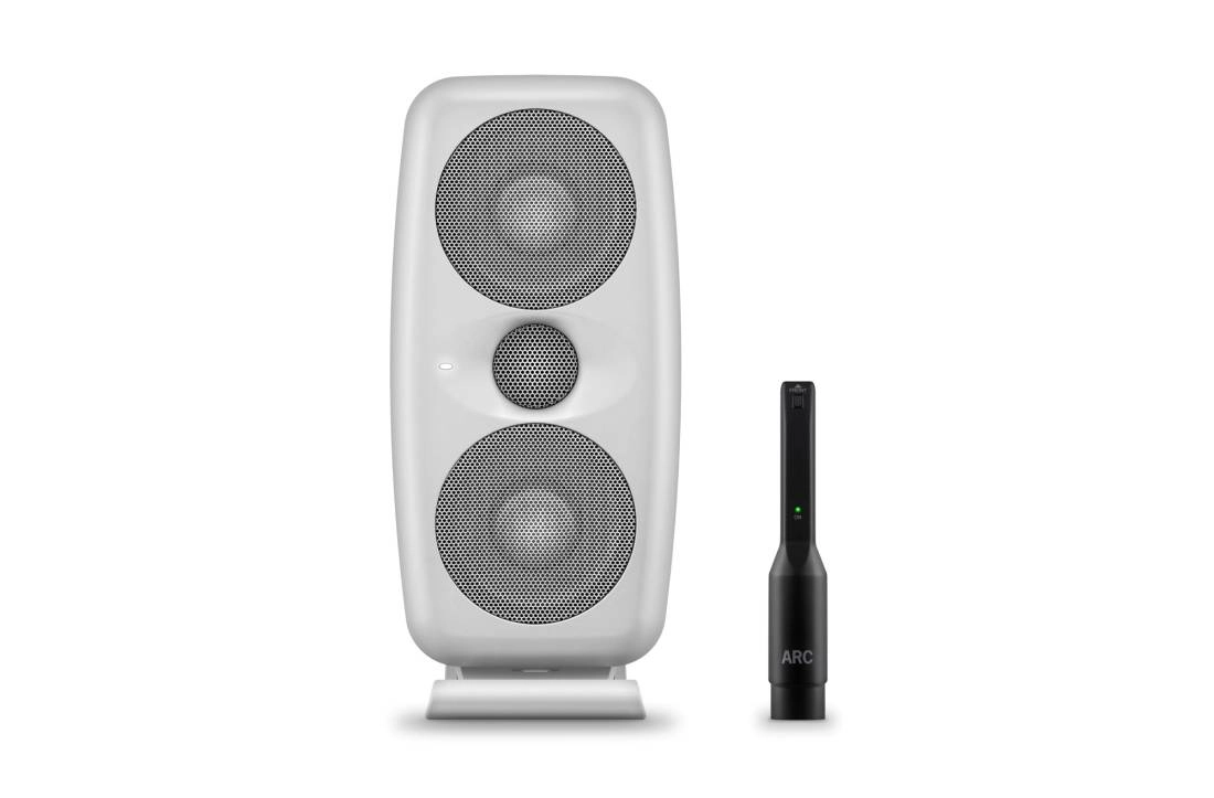 iLoud MTM High-resolution DSP Compact Studio Monitor w/ARC Measurement Mic - White (single)