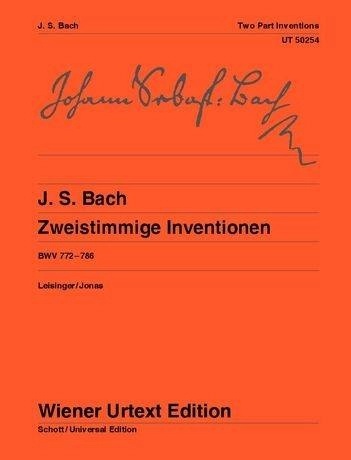 Two-Part Inventions, BWV 772-786 - Bach/Leisinger - Piano - Book