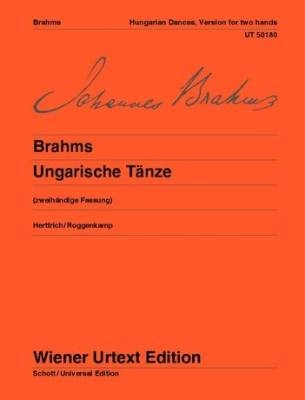 Wiener Urtext Edition - Hungarian Dances, Version for two hands - Brahms/Herttrich - Piano - Book