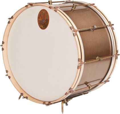 Club Series Maple Bass Drum with Maple Hoops and Nickel Hardware, 14x20\'\' - Deco Gold