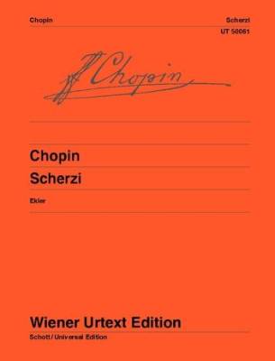 Wiener Urtext Edition - Scherzi - Chopin/Ekier - Piano - Book