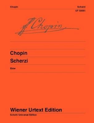 Wiener Urtext Edition - Scherzi - Chopin/Ekier - Piano - Book