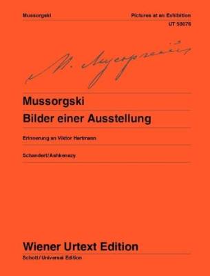 Pictures at an Exhibition - Mussorgsky - Piano - Book
