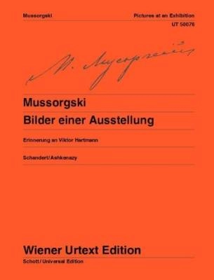 Wiener Urtext Edition - Pictures at an Exhibition - Mussorgsky - Piano - Book