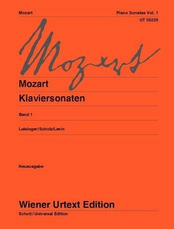 Piano Sonatas, Vol 1 - Mozart/Leisinger/Levin  - Piano - Book