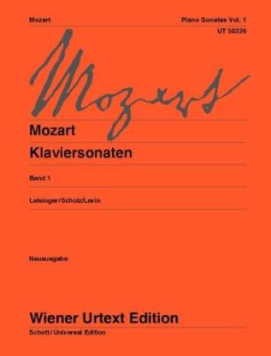 Piano Sonatas, Vol 1 - Mozart/Leisinger/Levin  - Piano - Book