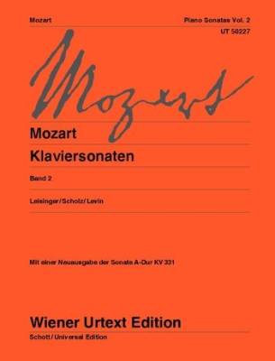 Wiener Urtext Edition - Sonates pour piano, Vol 2 - Mozart/Leisinger/Levin - Piano - Livre