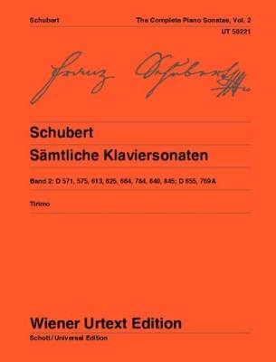 Wiener Urtext Edition - Complete Piano Sonatas, Vol 2 - Schubert/Tirimo - Piano - Book