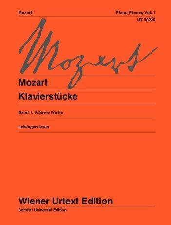 Piano Pieces, Vol 1: Early Works - Mozart/Leisinger - Piano - Book