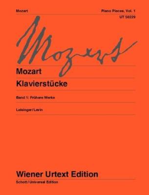 Wiener Urtext Edition - Piano Pieces, Vol 1: Early Works - Mozart/Leisinger - Piano - Book