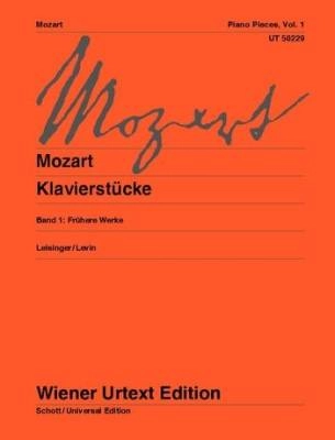 Wiener Urtext Edition - Piano Pieces, Vol 1: Early Works - Mozart/Leisinger - Piano - Book