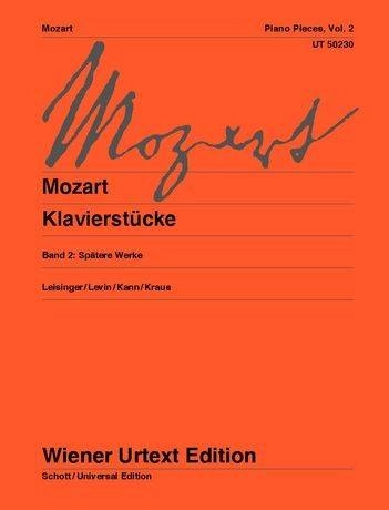 Piano Pieces, Vol 2: Later Works - Mozart/Leisinger - Piano - Book