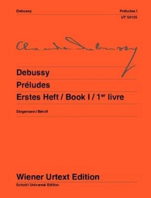 Wiener Urtext Edition - Preludes, Book I - Debussy/Stegemann - Piano - Book