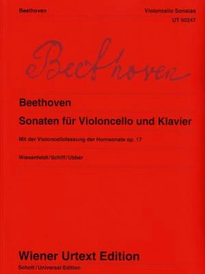 Sonatas for Violoncello and Piano - Beethoven/Wiesenfeldt - Cello/Piano - Book