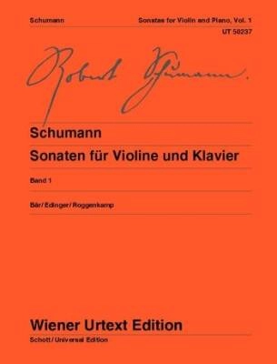 Wiener Urtext Edition - Sonatas for Violin and Piano, Vol 1 - Schumann/Bar - Violin/Piano - Book