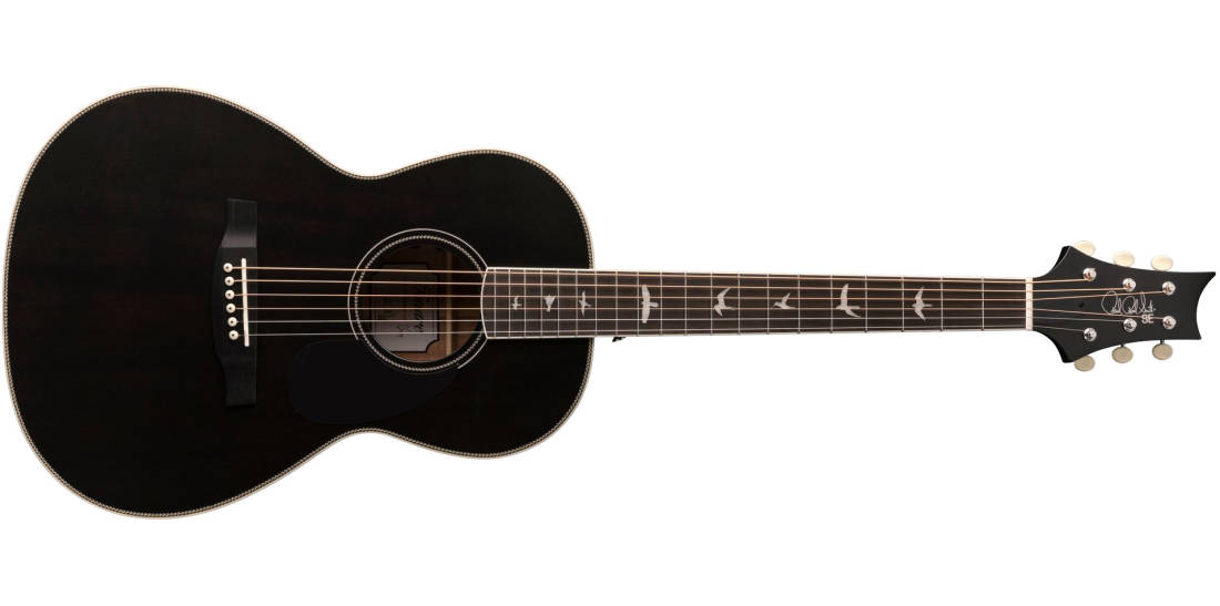 SE P20E Parlor Acoustic/Electric Guitar with Gigbag - Charcoal