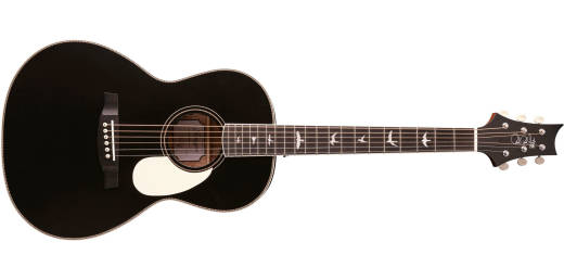 SE P20 Parlor Acoustic Guitar with Gigbag - Satin Black Top