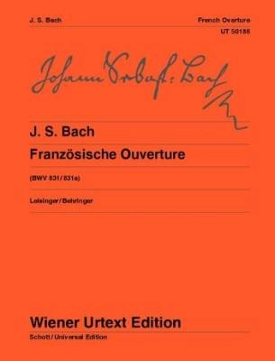 Wiener Urtext Edition - French Overture, BWV 831/831a - Bach/Leisinger - Piano - Book