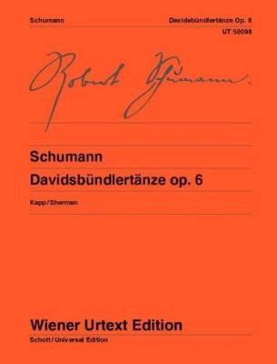 Wiener Urtext Edition - Davidsbundlertanze, Op. 6 - Schumann - Piano - Book