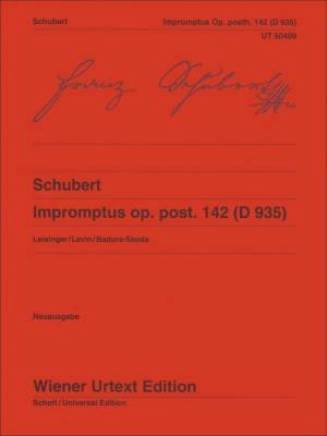 Wiener Urtext Edition - Impromptus for Piano D.935 Op. Post. 142 - Schubert - Piano - Book