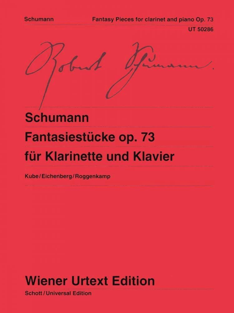 Fantasy Pieces, Op. 73 - Schumann - Clarinet/Piano - Book