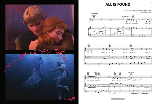 Frozen 2 Piano/Vocal/Guitar Songbook - Lopez, Anderson-Lopez - Piano/Voix/Guitare - Livre