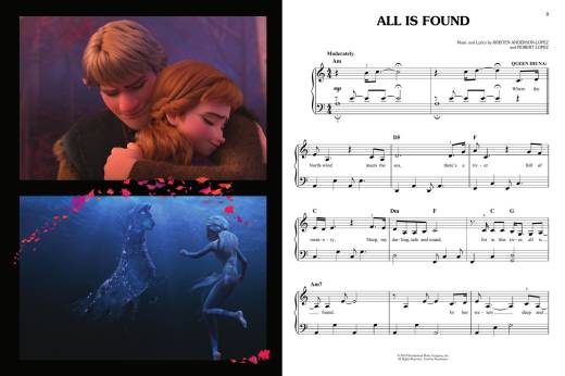 Frozen 2 Easy Piano Songbook - Lopez, Anderson-Lopez - Easy Piano - Book