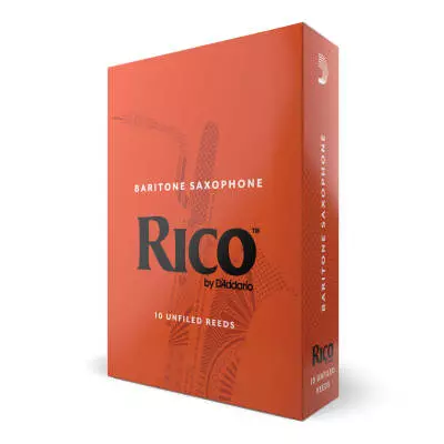 RICO by DAddario - RLA1025 - Baritone Sax Reeds 2 1/2 - Box of 10