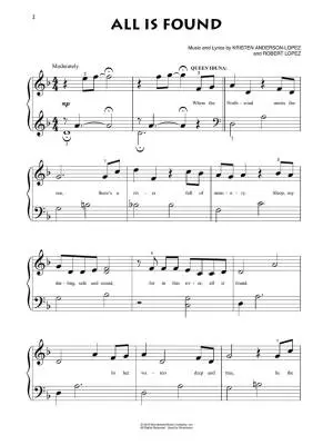 Frozen 2 Beginning Piano Solo Songbook - Lopez, Anderson-Lopez - Easy Piano - Book