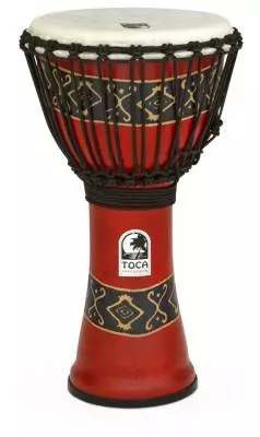 Freestyle Rope-Tuned Djembe - 10 inch - Bali Red