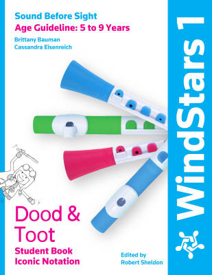 WindStars 1: Dood & Toot Student Book (Iconic Notation) - Bauman/Eisenreich - Recorder - Book