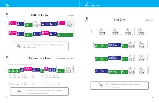 WindStars 1: Dood & Toot Student Book (Iconic Notation) - Bauman/Eisenreich - Recorder - Book