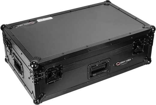 Black Label Case Pioneer DDJ-1000 / DDJ-1000SRT with Glide Platform and 2U Rack Space