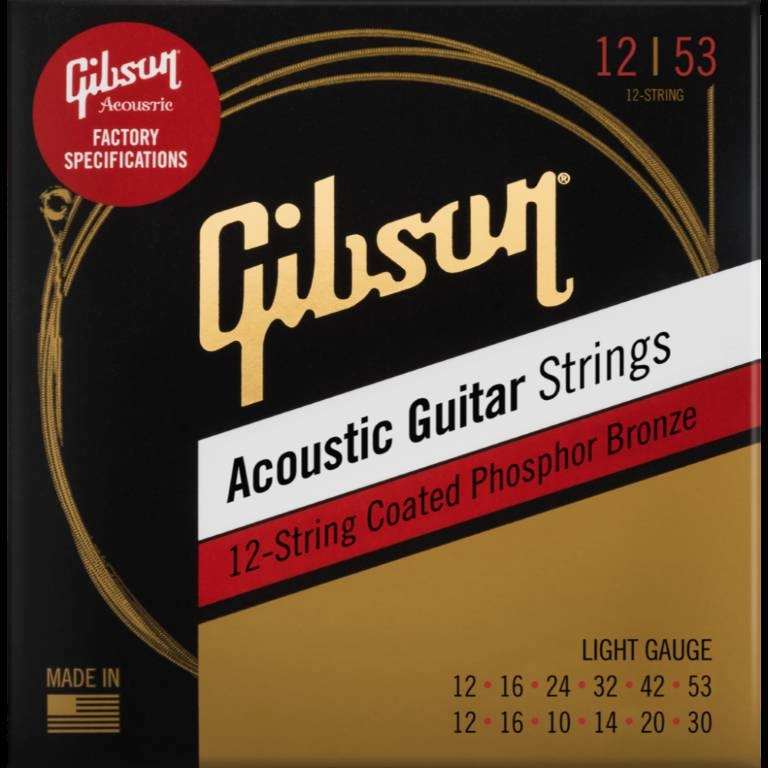 Coated Phosphor-Bronze 12 String Set - Light