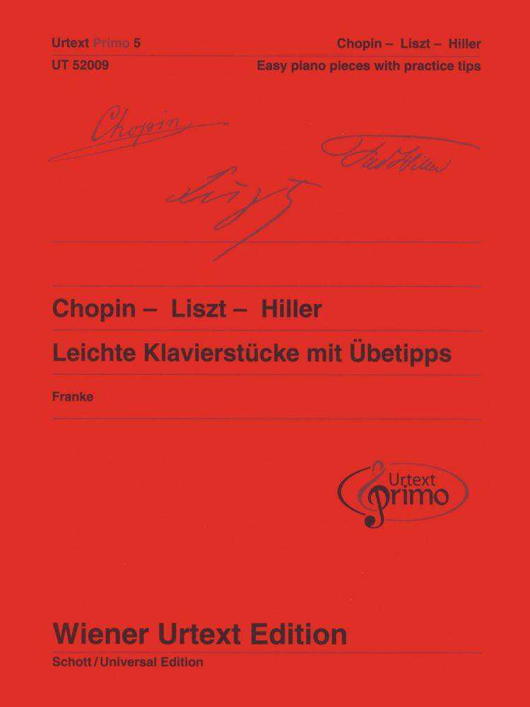 Easy Piano Pieces With Practice Tips, Vol.5 - Chopin/Liszt/Hiller - Piano - Book