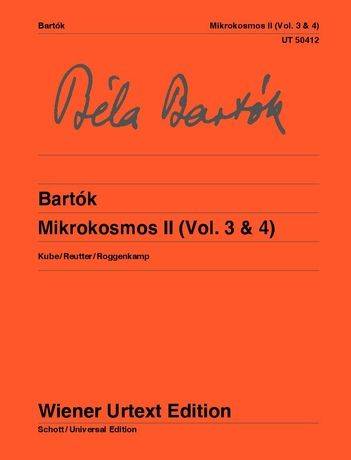 Mikrokosmos II (Vol. 3 & 4) - Bartok - Piano - Book
