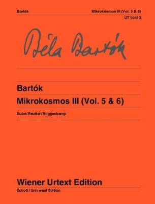 Mikrokosmos III (Vol. 5 & 6) - Bartok - Piano - Book
