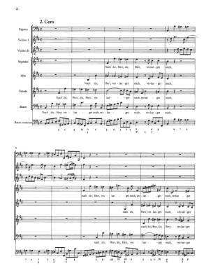 Cantata BWV 150 \'\'Lord, my soul doth thirst for Thee\'\' - Bach - Choral Score - Book