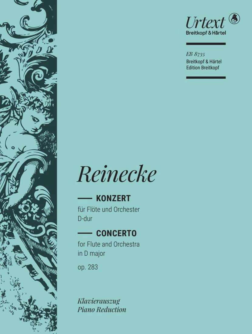 Flute Concerto in D major Op. 283 - Reinecke/Wiese - Flute/Piano Reduction - Sheet Music