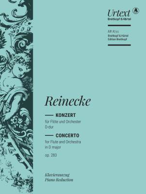 Breitkopf & Hartel - Flute Concerto in D major Op. 283 - Reinecke/Wiese - Flute/Piano Reduction - Sheet Music