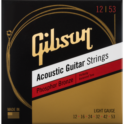 Phosphor Bronze Acoustic Strings - Light 12-53