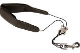 Protec - 22 Leather Less-Stress Saxophone Neck Strap w\/ Deluxe Metal Trigger Snap