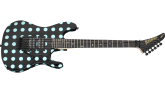 Kramer - Nightswan Electric Guitar - Black/Blue Polka Dot