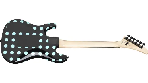 Nightswan Electric Guitar - Black/Blue Polka Dot