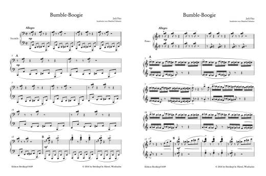 Bumble Boogie - Fina/Schmitz - Piano Duet (1 Piano, 4 Hands) - Book